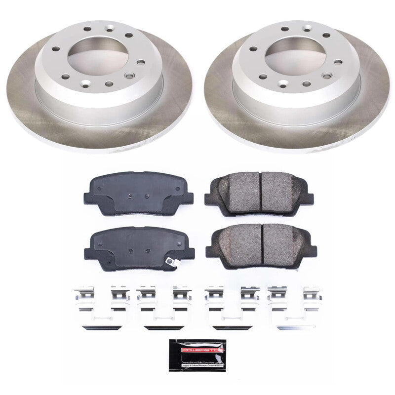 PowerStop Power Stop 2014 Kia Sedona Rear Semi-Coated Rotor Kit SC5906 SC5906 Photo - Primary