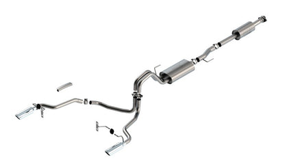 Borla F-150 2021 3.3L CC SB EC STB XL/XLT/Lariat/KR/Plnm/LTD 3/2.25 SRE Cat-Back ATAK Chrome Tips 140879 140879 User 1