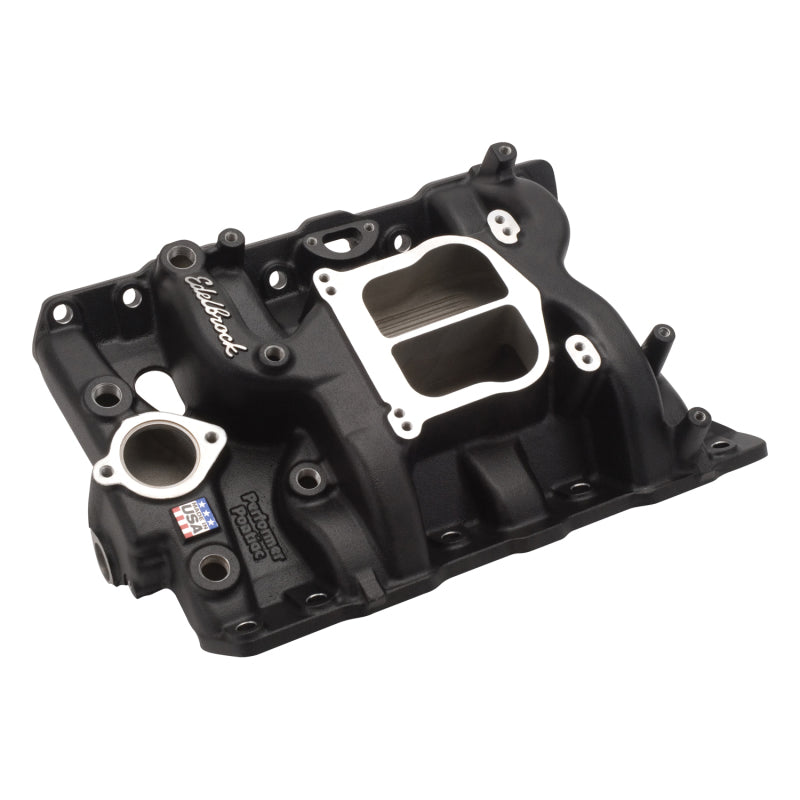 Edelbrock Performer Pontiac Black 21563 Photo - out of package