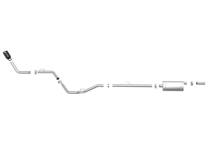 aFe Apollo GT Series 2.5in 409SS 20-21 Jeep Gladiator (JT) V6-3.6L - Black Tip 49-48089-B 49-48089-B Photo - Unmounted