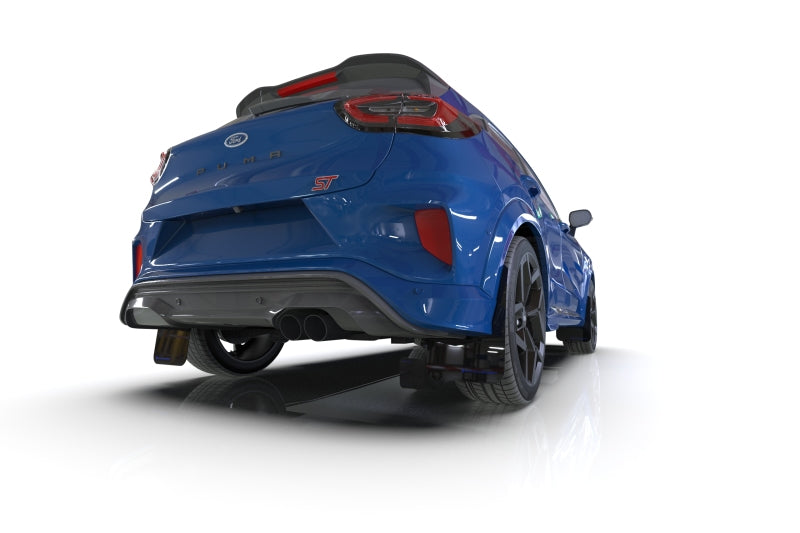 Rally Armor 20-22 Ford Puma ST Black Mud Flap w/ Blue Logo MF86-UR-BLK-BL MF86-UR-BLK-BL User 1