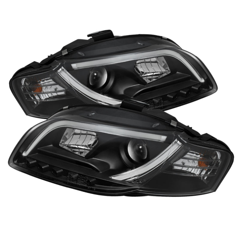 Spyder Audi A4 06-08 Projector Headlights Halogen Only - Light Tube DRL Blk PRO-YD-AA405-LTDRL-G2-BK 5071842 5071842 Photo - Primary