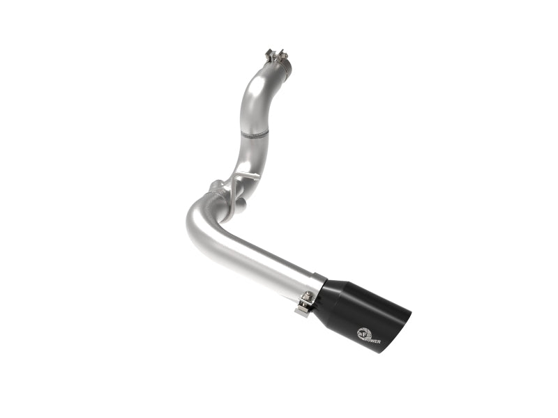 aFe 20-21 Jeep Wrangler Large Bore-HD 3in 304 Stainless Steel DPF-Back Exhaust System - Black Tip 49-38092-B 49-38092-B Photo - Primary