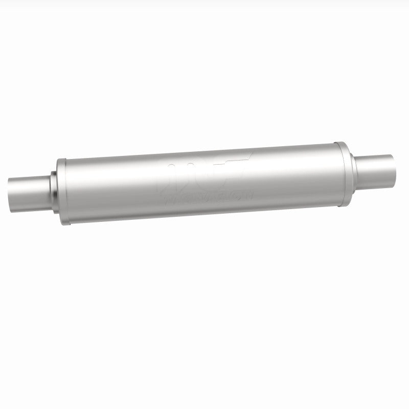 MagnaFlow 4" Round Center/Center Straight Through Performance Muffler 10424 360 Degree Image Set