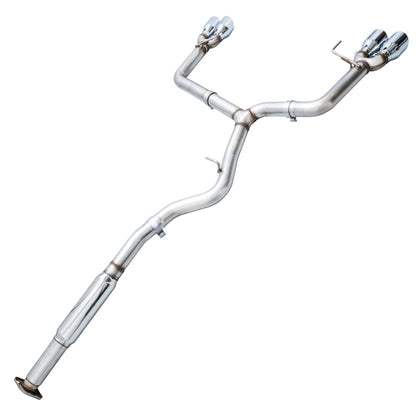 AWE Tuning Subaru WRX/STI VA/GV Sedan Track Edition Exhaust - Chrome Silver Tips (102mm) 3020-42058 3020-42058 Photo - out of package