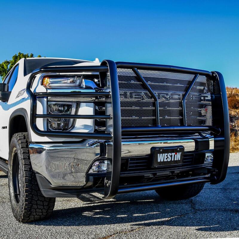 Westin 2020 Chevrolet Silverado 2500/3500 HDX Grille Guard - Black 57-3995 57-3995 Photo - Mounted