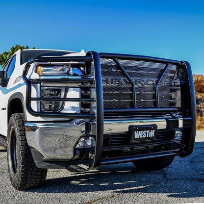 Westin 2020 Chevrolet Silverado 2500/3500 HDX Grille Guard - Black 57-3995 57-3995 Photo - Mounted