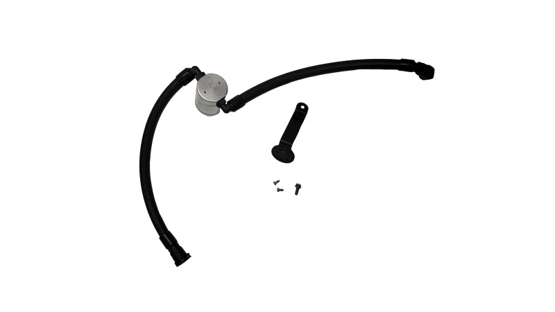 J&L 20-23 Buick Encore GX / Chevrolet Trailblazer Driver Side Oil Separator 3.0 - Clear Anodized 3090D-C 3090D-C Photo - Primary