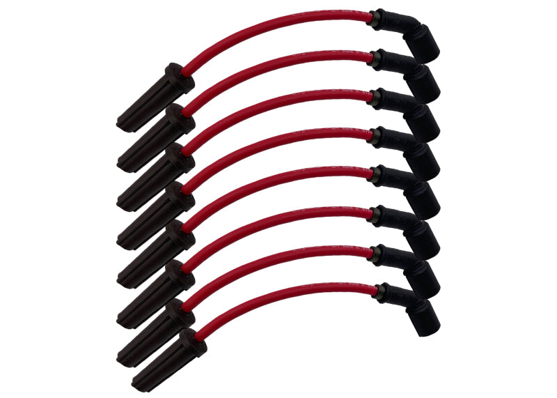 Granatelli Motor Sports Granatelli 99-23 GM Truck/SUV V8 (Excl 8.1L) Hi-Perf Coil-Near-Plug Wire Conn Kit w/9in Lead - Red 28-1629S-R