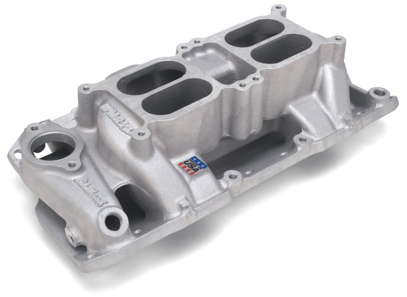 Edelbrock Performer Rpm Dual-quad Air-gap For Small-block Chevy 7525 Photo - Unmounted