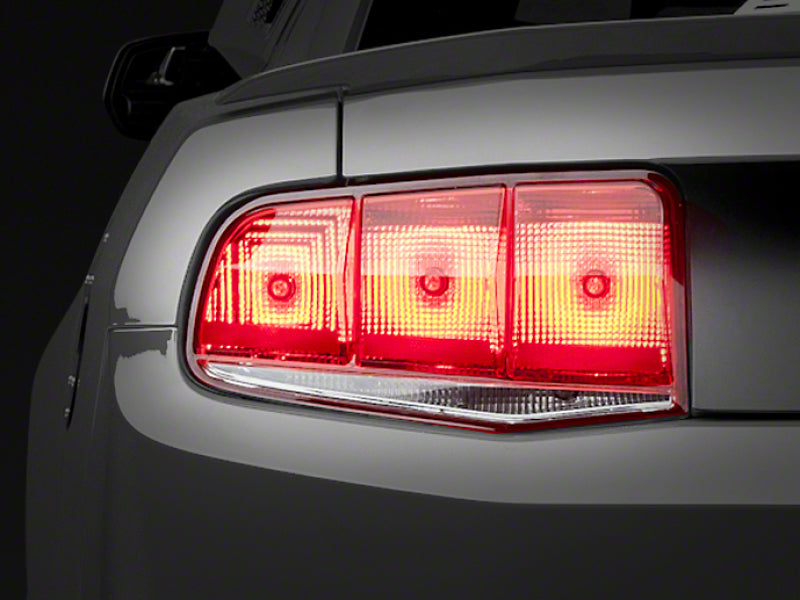 Raxiom 10-12 Ford Mustang Aero Tail Lights- Blk Housing (Smoked Lens) 49145 49145 Photo - Primary