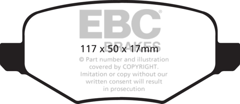 EBC Disc Brake Pad Set DP41826R Photo - Primary