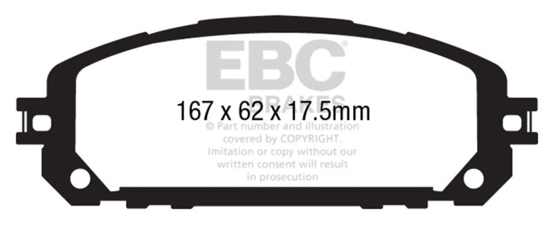 EBC Disc Brake Pad Set DP63030 Photo - Primary