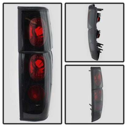 Spyder Nissan Hardbody 86-97 Euro Style Tail Lights Black Smoke ALT-YD-NH86-BSM 5078216 5078216 User 1