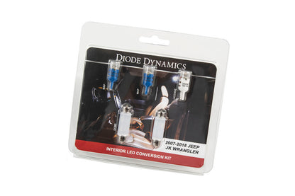 Diode Dynamics Wrangler JK 4dr Interior Kit Stage 2 - Blue DD0366 DD0366 Photo - Primary
