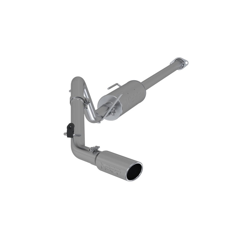 MBRP 05-13 Toyota Tacoma 4.0L EC/CC Cat Back Single Exit Aluminized Exhaust S5326AL Photo - Primary