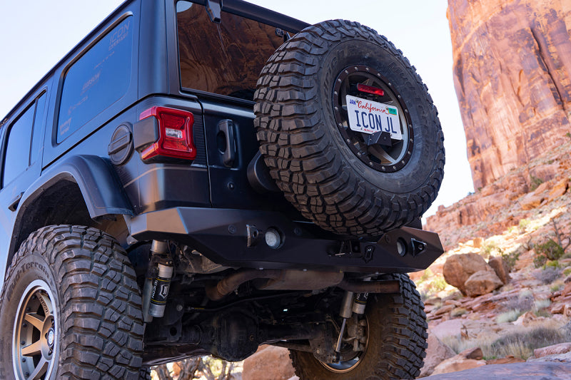 ICON 2018+ Jeep Wrangler JL License Relocation Kit 25171 25171 Photo - lifestyle view
