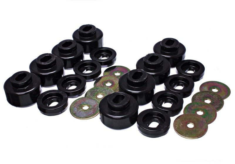Energy Suspension Body Mount Set 2007-10 Chevrolet K2500/3500Hd Black 3.4162G Photo - Primary