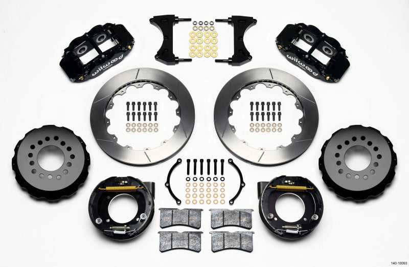 Wilwood Narrow Superlite 4R Rear P-Brk Kit 12.88in Chevy C-10 2.42 Offset 5-lug 140-10093 140-10093 Photo - Primary