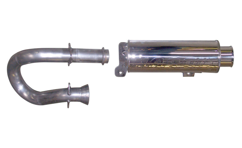Gibson 11-13 Yamaha YXR700F Rhino 700 FI Base Single Exhaust - Stainless 96010 96010 Photo - Primary