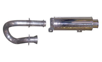 Gibson 11-13 Yamaha YXR700F Rhino 700 FI Base Single Exhaust - Stainless 96010 96010 Photo - Primary