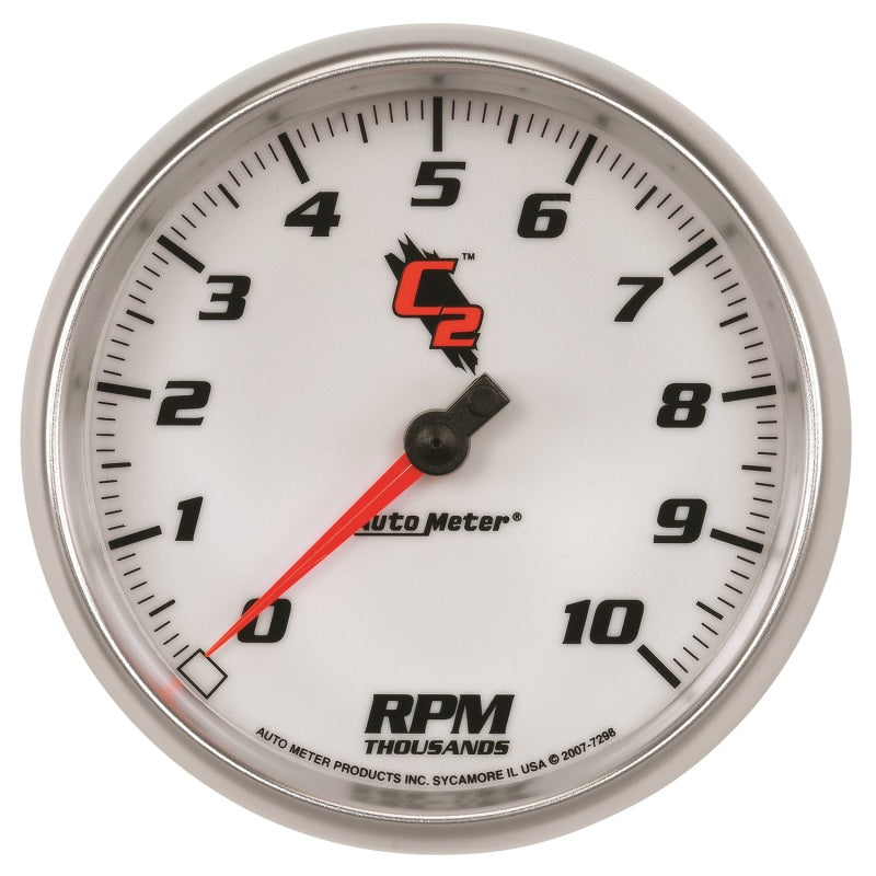 Autometer Gauge, Tachometer, 5", 10k RPM, In-Dash, C2 7298 Photo - Primary