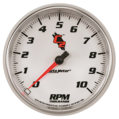 Autometer Gauge, Tachometer, 5", 10k RPM, In-Dash, C2 7298 Photo - Primary