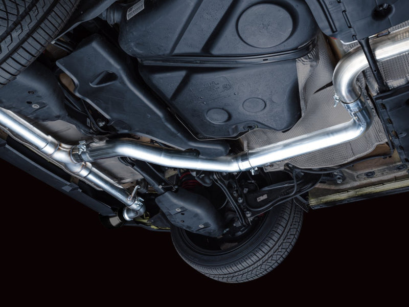 AWE Tuning AWE 2022 VW GTI MK8  Track Edition Exhaust - Diamond Black Tips 3020-33658 3020-33658 Photo - Mounted