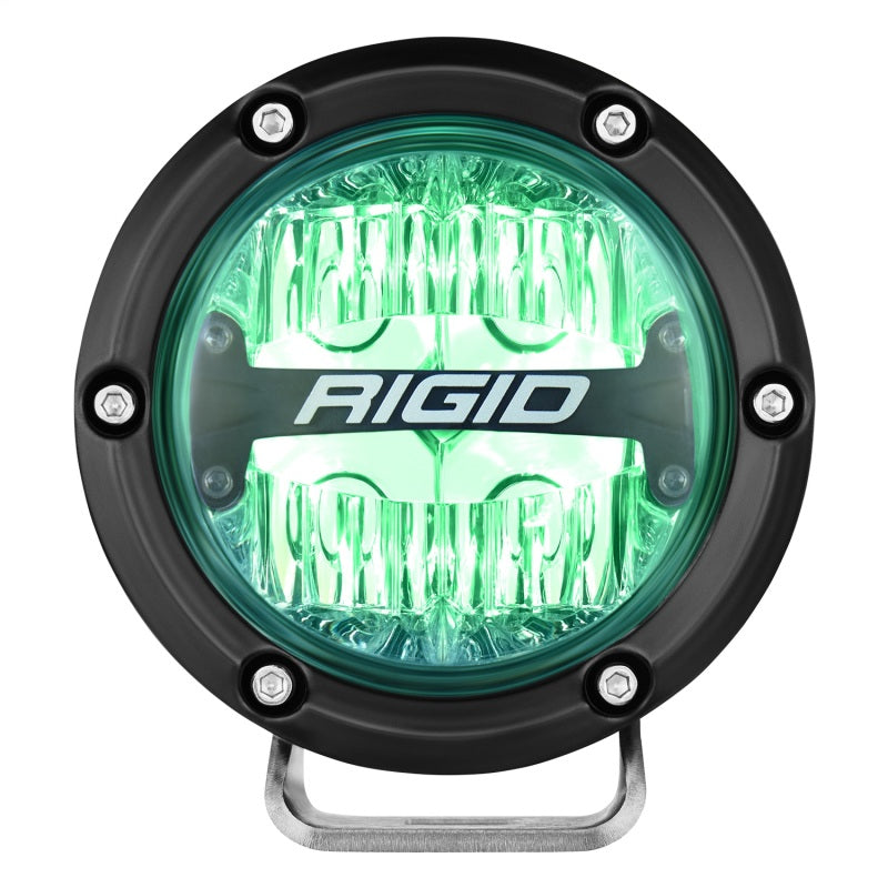 Rigid Industries 360-Series 4in LED Off-Road Drive Beam - RGBW (Pair) 36401 36401 Photo - Unmounted