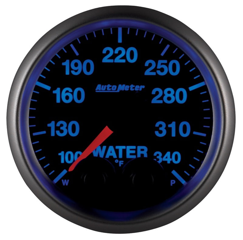 Autometer Gauge, Water Temp, 2 1/16", 340 Deg. F, Stepper Motor w/Peak & Warn 5655 User 1