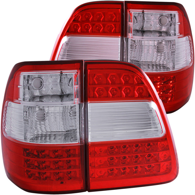 Anzo 1998-2005 Toyota Land Cruiser Fj LED Taillights Red/Clear G2 311094 Photo - Primary