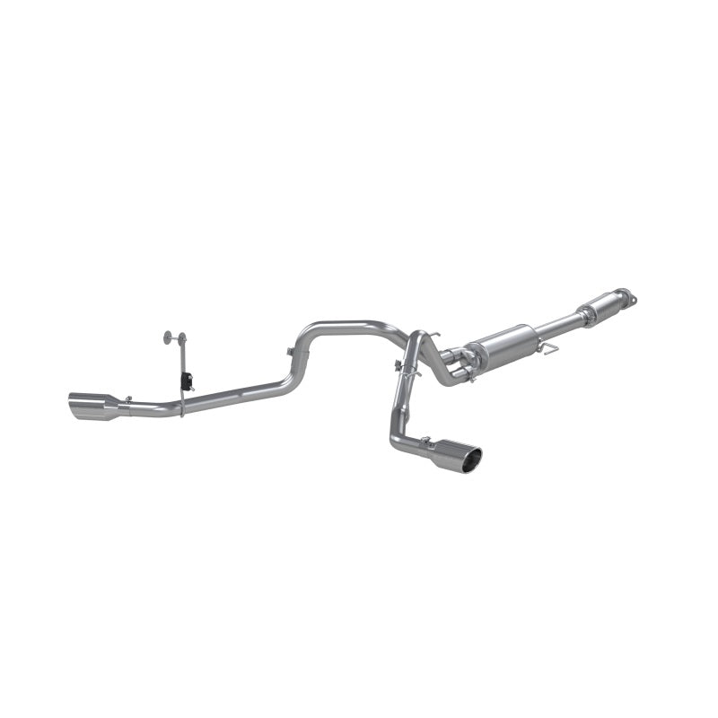 MBRP 2021+ Ford F150 2.7L/3.5L/5.0L 3in Aluminized Steel Cat-Back 2.5in Dual Split Side Exhaust S5213AL S5213AL Photo - Primary