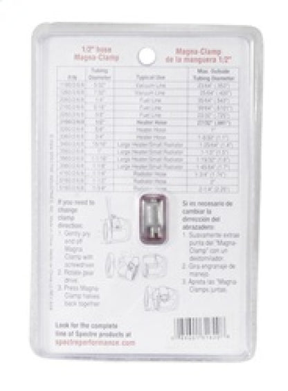 Spectre Magna-Clamp Hose Clamp 1/2in. - Red 3162 3162 Photo - in package