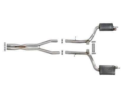 aFe Mach Force-Xp 3" 304 Stainless Steel Cat-Back Exhaust System 49-32060 Photo - Unmounted