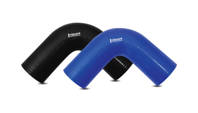 Vibrant 90 Degree Silicone Elbow 2.375in ID x 5.00in Leg Length - Black 27929 27929 User 1