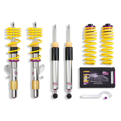 KW Suspension KW Coilover Kit V3: BMW 3series F30, 4series F32, 2WD w/o EDC 09MMD 3522000D Photo - Primary