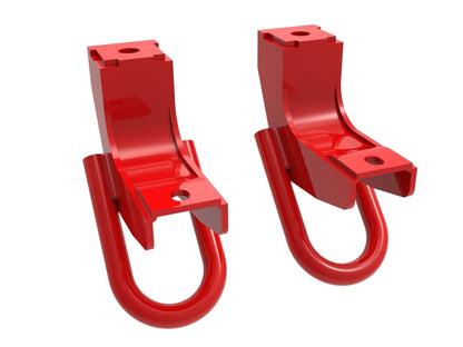 aFe Control Front Tow Hook Red 2022 Toyota Tundra 3.5L V6 450-72T001-R 450-72T001-R Photo - Primary