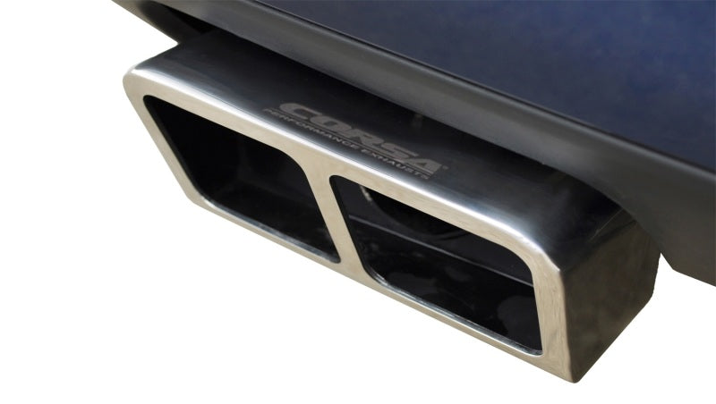 Corsa Performance 11-13 Dodge Challenger SRT-8 6.4L V8 Auto Polished Xtreme Cat-Back 14427 Photo - Mounted