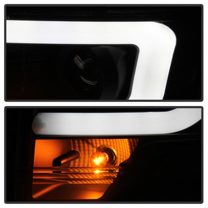 Spyder Ford F150 09-14 Halogen Light Bar Projector Headlights Black PRO-YD-FF15009PL-BK 5087577 5087577 Photo - Unmounted