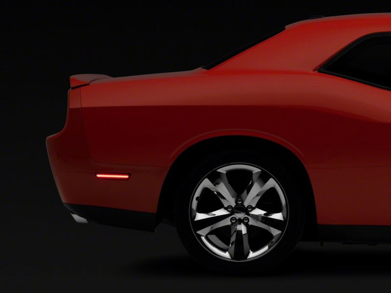 Raxiom 08-14 Dodge Challenger 11-14 Dodge Charger Axial Series LED Rear Side Marker Lights- Smoked CH7123 CH7123 Photo - Close Up