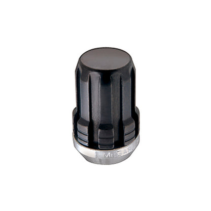 McGard SplineDrive Lug Nut (Cone Seat) M12X1.5 / 1.24in. Length (Box of 50) - Black (Req. Tool) 65002BK 65002BK Photo - Primary