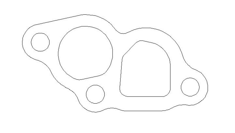 Cometic Water Pump Gasket Pair Material: AFM Thickness: .032in C5615-032 Photo - Primary