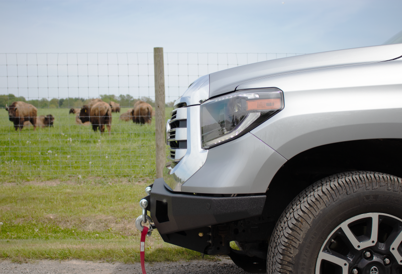 Fishbone Offroad 14-21 Toyota Tundra Front Bumper - Black Texture FB22392 FB22392 Photo - lifestyle view