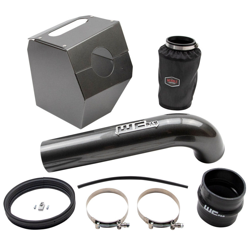 Wehrli 17-19 Duramax L5P 4in. Intake Kit - Chevy Orange WCF100344-CRO WCF100344-CRO Photo - Primary
