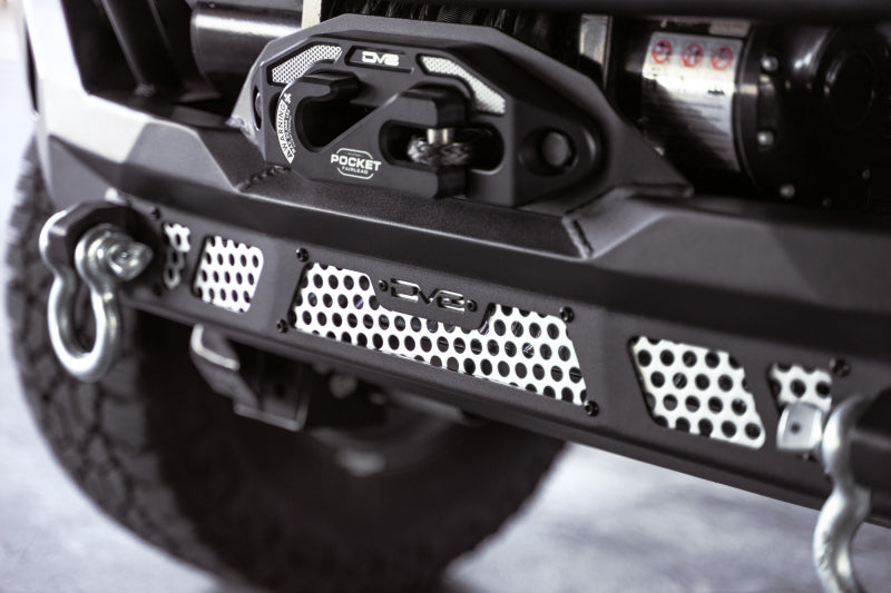 DV8 Offroad 07-18 Jeep Wrangler JK / 18-23 Wrangler JL / 20-23 Gladiator JT MTO Series Front Bumper FBJL-12 FBJL-12 Photo - Unmounted