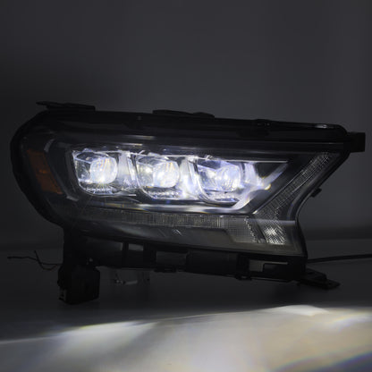 AlphaRex 19-21 Ford Ranger NOVA LED Proj Headlights Plank Style Black w/Activ Light/Seq Signal/DRL 880124 880124 User 2