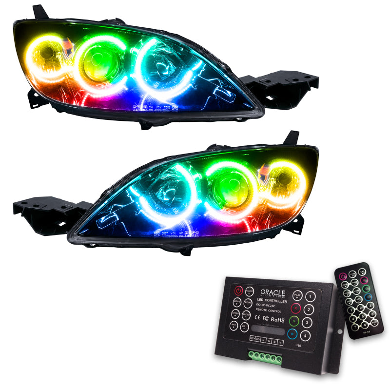ORACLE Lighting Oracle 04-09 Mazda 3 SMD HL - 4DR - Halogen Style - ColorSHIFT w/ 2.0 Controller 8174-333 8174-333 Photo - Primary