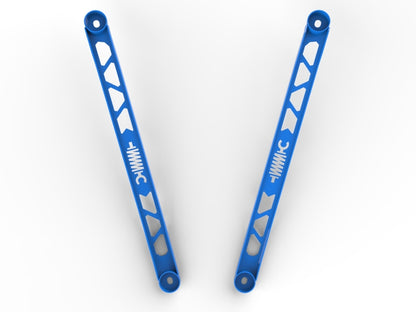 aFe CONTROL 304 Stainless Steel Front Suspension Strut Brace Blue - Toyota GR Supra (A90) 20-21 450-721003-L 450-721003-L Photo - Unmounted