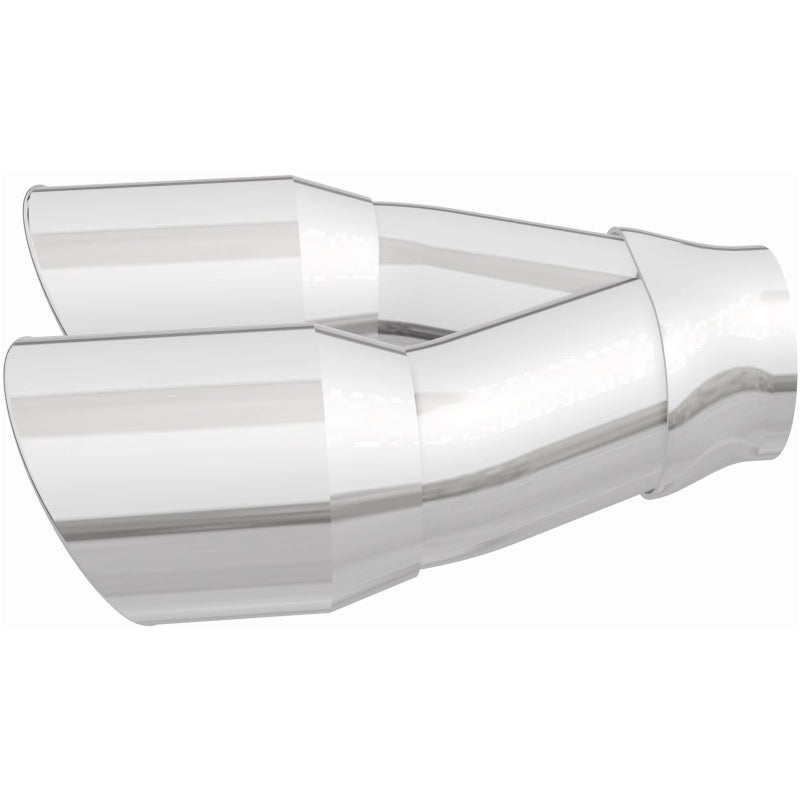 Magnaflow Double Wall 3in Dual Round Polished Tip 2.25in Inlet 35226 35226 Photo - out of package
