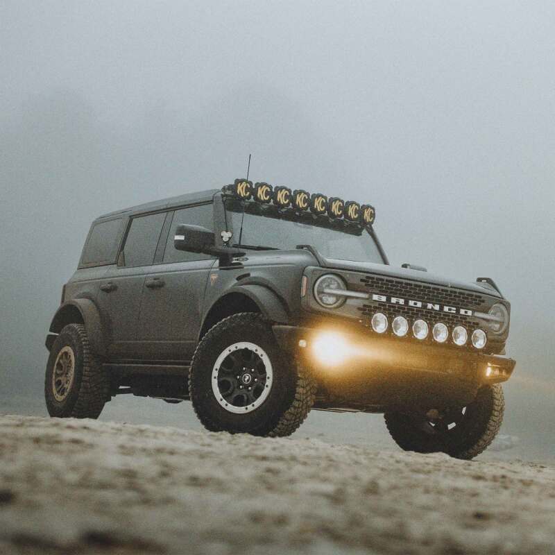 KC HiLiTES Three Light Fog Pocket Kit 21-  Ford Bronco 97168 97168 Photo - lifestyle view